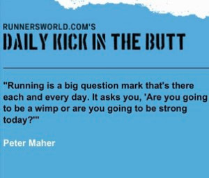 Great quote for runners!