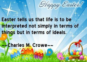 Easter quotes, sayings, meaningful, charles m crowe