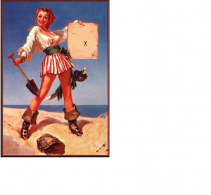 marks the spot... so make an X on any beach you visit... good spot.