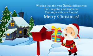 Christmas santa claus quotes sayings wish picture