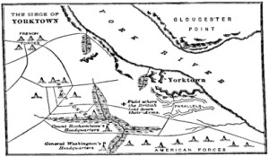 Map Battle Yorktown Where