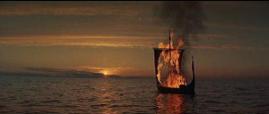 The Vikings - Einars funeral ship