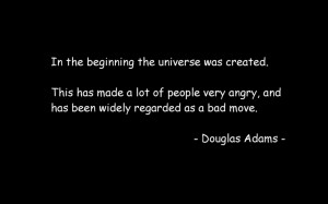 outer space quotes douglas adams the hitchhikers guide to the galaxy ...