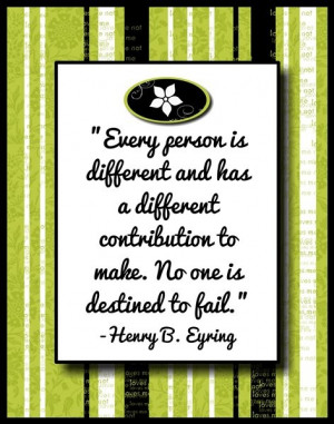 No one is destined to fail.
