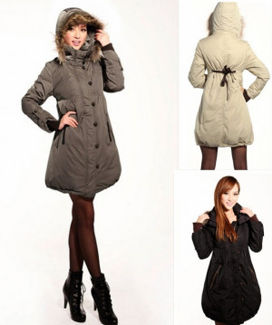 New-Fashion-Coat-Womens-Fur-Hooded-Duck-Down-Winter-Warm-Long-Coat ...