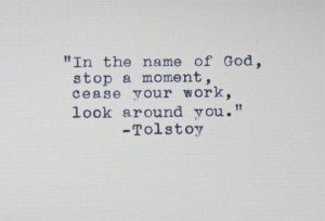 Leo Tolstoy Quote Typed...