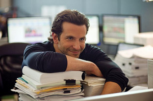 Bradley Cooper thinks he's so smart in Limitless