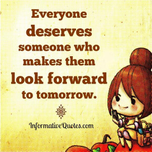 Everyone deserves someone