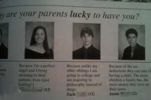 Hahaha! These are some of the worst yearbook quotes ever... but they ...