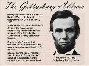 Read and listen to the Gettysburg Address