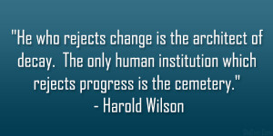 Harold Wilson Quote