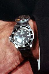 astronaut Scott Carpenter wearing his Rolex Submariner on a leather ...