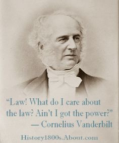 Cornelius Vanderbilt. 