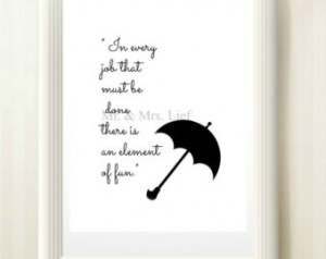 Printables Quotes, Wall Art Decor, Mary Poppins Quote, Printable Wall ...