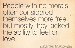 People With No Morals Often Considered Themselves More Free, But ...