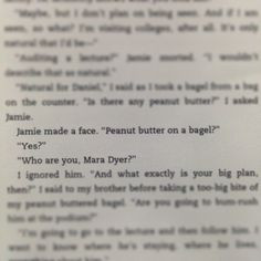 Jamie and Mara dialogue is the best dialogue -retribution of Mara dyer ...