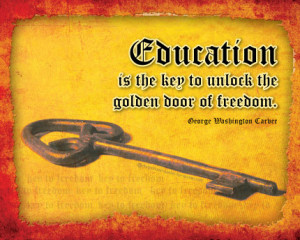 Poster with quotes about education 7