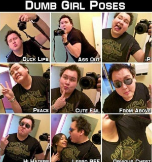 dumb poses that girls always do in photos