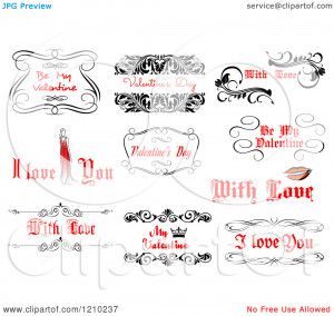 Clipart-Of-Valentine-Greetings-And-Sayings-6-Royalty-Free-Vector ...