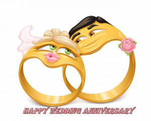 Happy Wedding Anniversary Funny HD Wallpaper