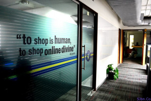 To shop is human, to shop online divine.” – flip quote