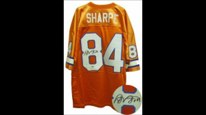 Shannon Sharpe Autographed Jersey - Orange Crush