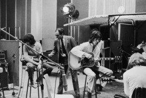 Jean-Luc Godard directs Bill Wyman, Mick Jagger and Brian Jones in ...