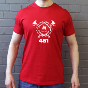 ... 451 T-Shirt. Featuring an idea for the logo of Guy Montag's