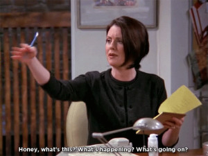 Megan Mullally As Karen Walker Confused About What’s Going On In ...