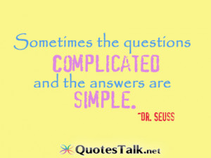 Seuss Questions And Answers Fabulous Quotes