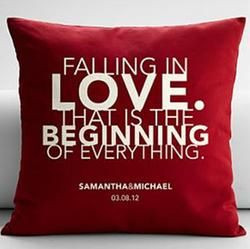Love Quote Pillow Cover Insert (18 #pintowinGifts @Gifts.com
