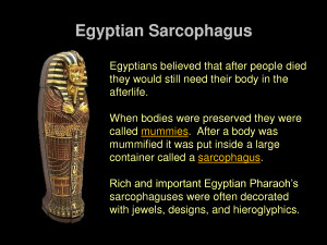 Egyptian Sarcophagus - Hemenway Art with Mrs. Brown by ewghwehws