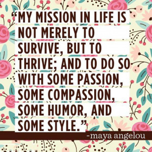 Maya Angelou Quotes About Life
