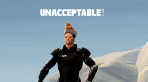 funny glitch mass effect Ashley Williams video games male shepard