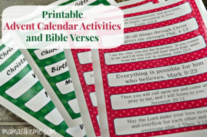 Printable Advent Calendar Bible Verses