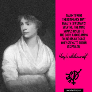 Mary Wollstonecraft: writer and philosopher.