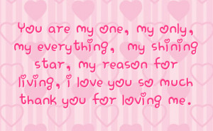 thank you love quotes for him