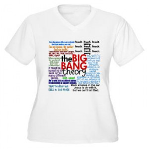 Big Bang Quotes Women's Plus Size V-Neck T-Shirt | Gifts For A Geek ...