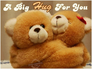 Big Hug For You Teddy Bear Graphic