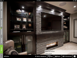Gallery of Basement Fireplace Ideas