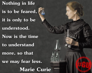 Marie Curie ~(1867-1934) discovered that radiation came from the ...