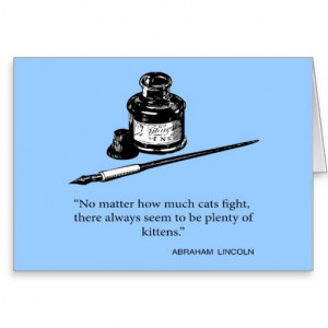 abraham_lincoln_quote_kittens_quotes_sayings_card ...
