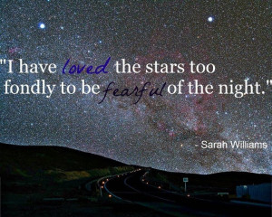 ... Quote from Galileo through Sarah William's poem 