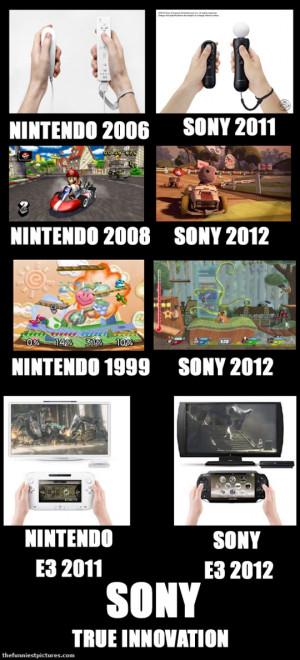 Seems like Sony steals a few ideas from Nintendo