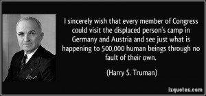 Harry S Truman Quote