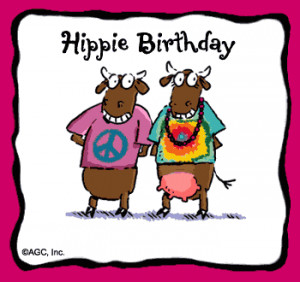 hippie birthday Image