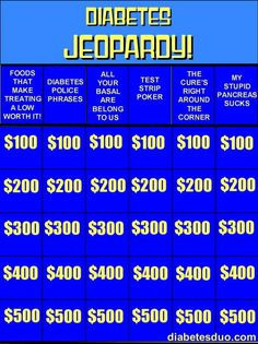 Jeopardy would love to play I bet I would win this one. Bring it on ...