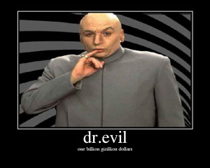 dr evil one million dollars