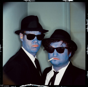 MEN ON A MISSION Dan Aykroyd and John Belushi as the Blues Brothers ...