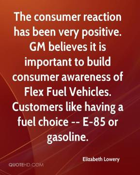 Elizabeth Lowery - The consumer reaction has been very positive. GM ...